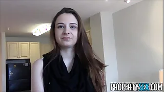 PropertySex - Young real caste emissary with big natural knockers homemade sex